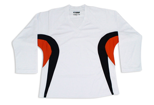 Tron SJ 200 Dry-Fit Jersey - White/Black/Orange