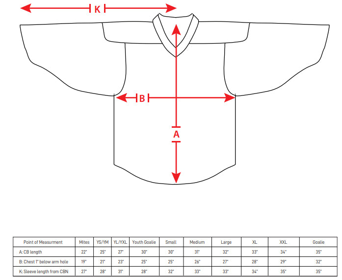 Alexandria Titans - Red Game Jersey