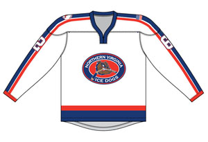Nova Ice Dogs - White Game Jersey
