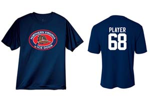 Nova Ice Dogs - Performance Player T-shirt