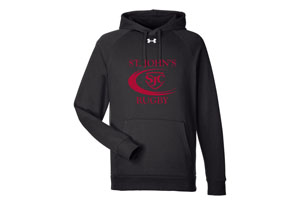 SJC Rugby - UA Men's Rival Fleece Hooded Sweatshirt 