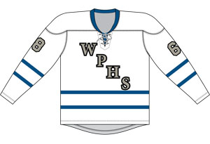 WPHS Ice Hockey - White Jersey